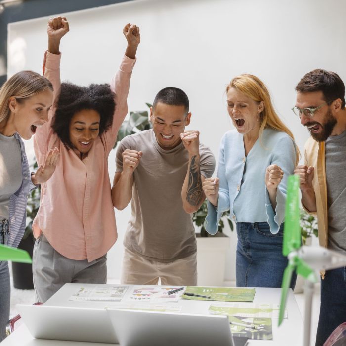 people-working-tech-brand-together